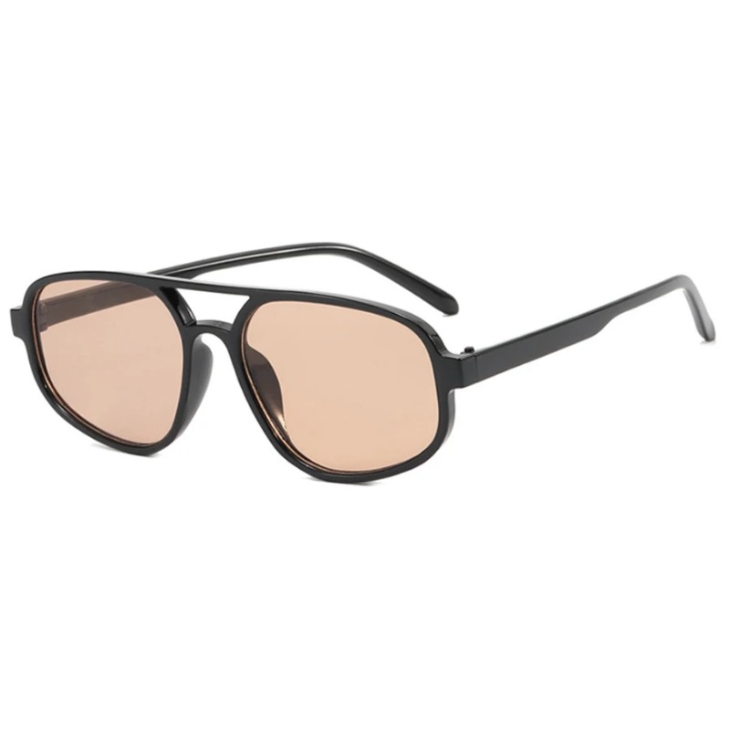 New Retro Double Bridge Sungla - Sunglasses Cat Eye 评论和价格