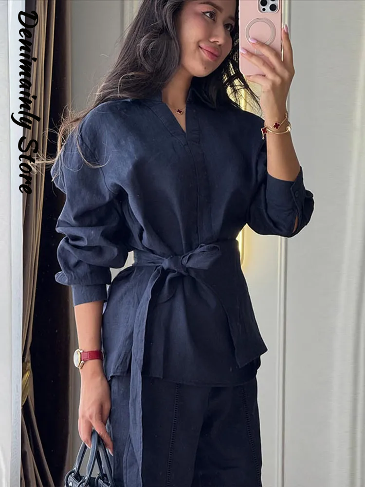 Casual Women's Linen Pants Set - Linen Pant Wide 评论和价格