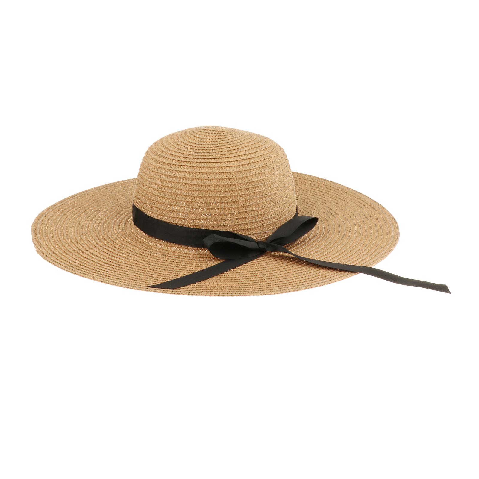 Women Wide Brim Straw Sun Hat  - Hat Floppy Wide 评论和价格