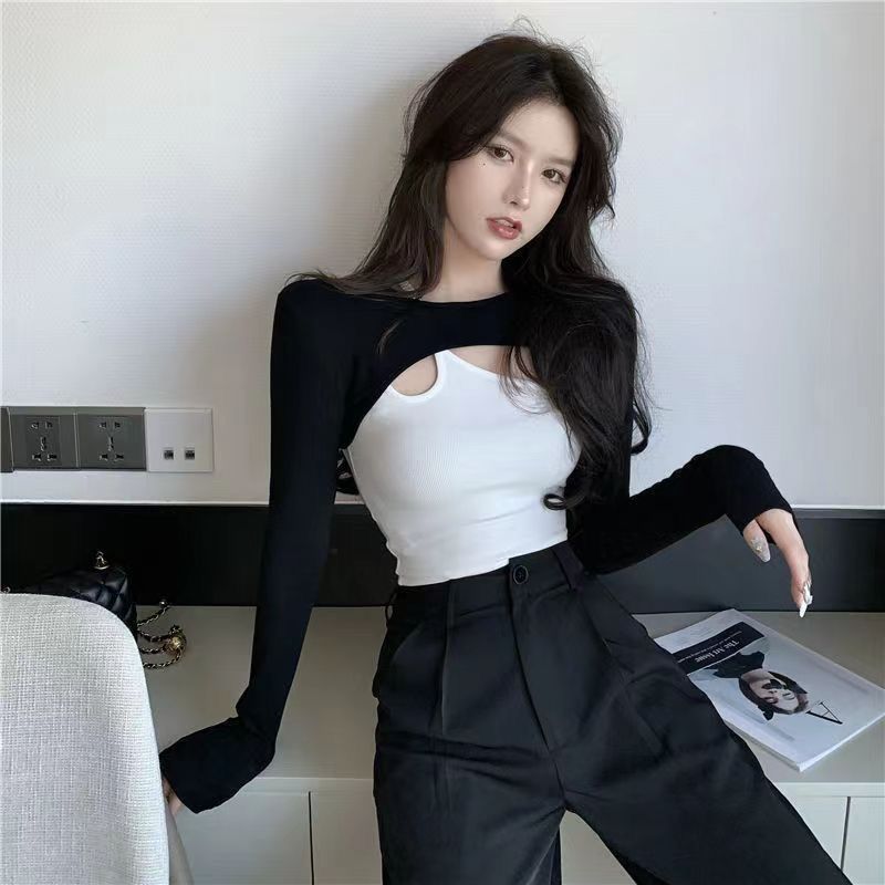 Modal Ice Silk Arm Sleeves Ult - Crop Top Crochet 评论和价格