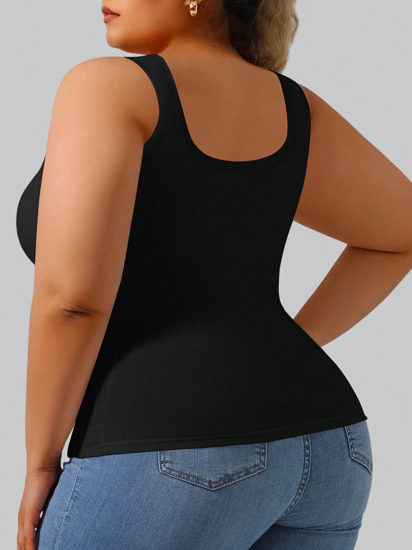 Plus Size Women's High Stretch - Crop Top Crochet 评论和价格
