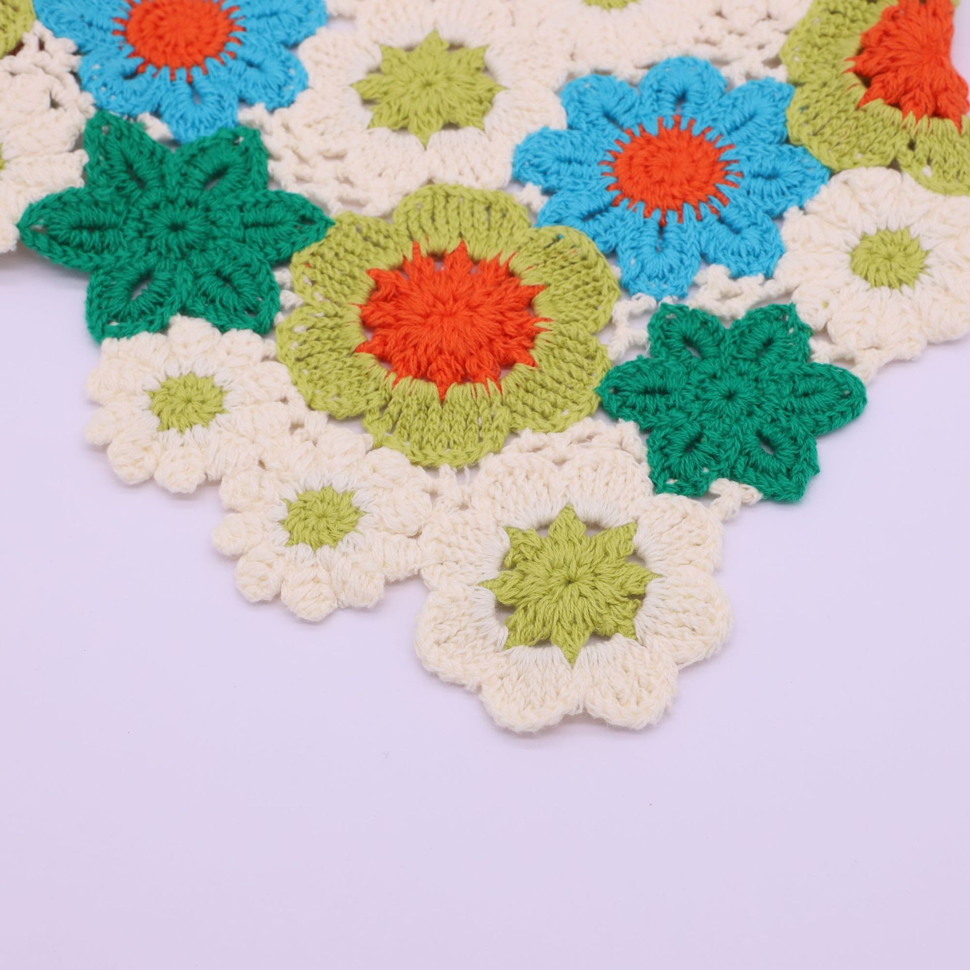 2025 Hand Crochet Daisy Bandan - Headband Summer Knit 评论和价格