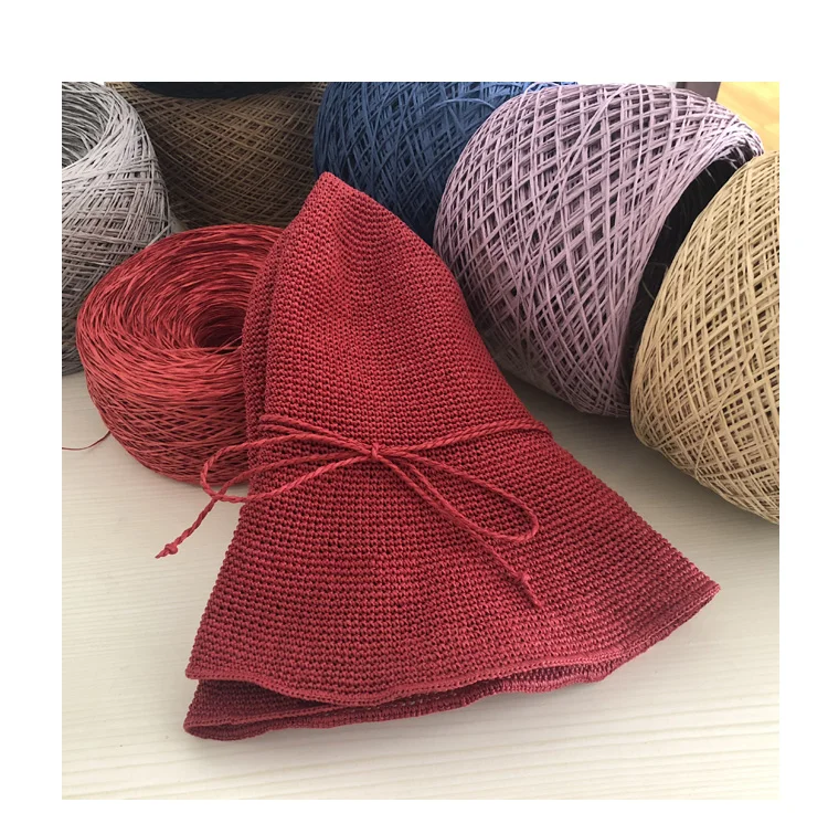 250g Thin Raffia Yarn Paper Gr - Crochet Bag Raffia 评论和价格
