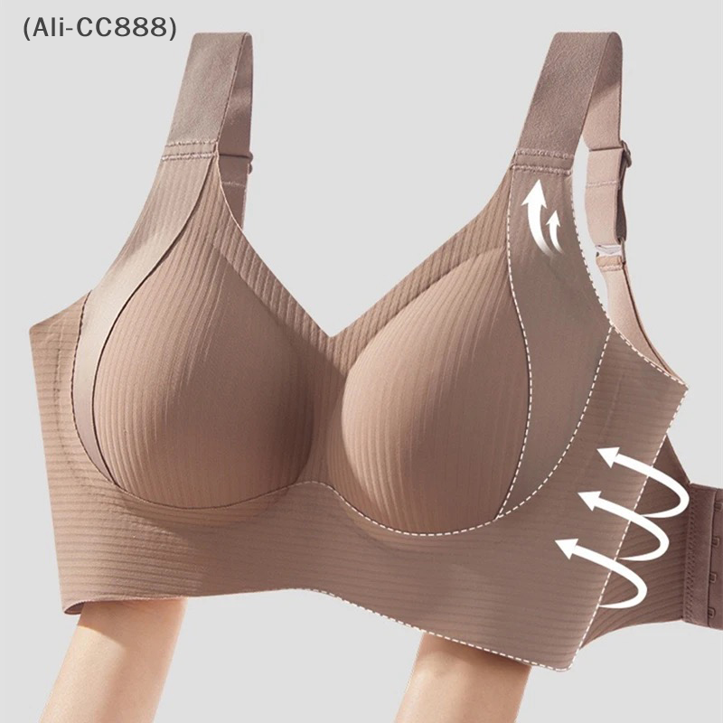 Anti-Sagging Nylon Full Cup De - Bralette Triangle Set 评论和价格