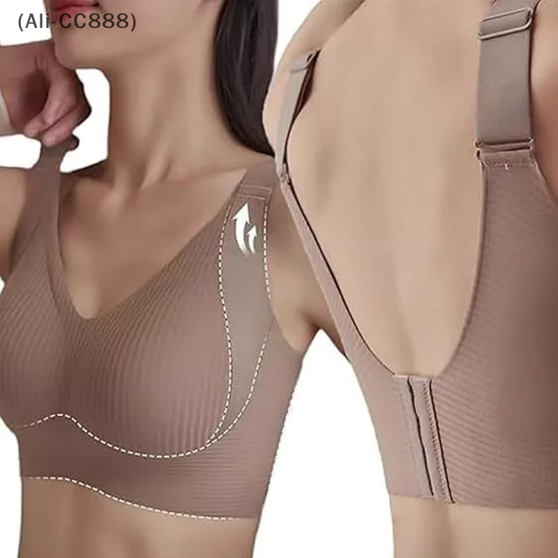 Anti-Sagging Nylon Full Cup De - Bralette Triangle Set 评论和价格