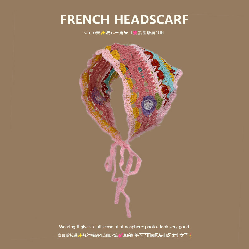 Knit Triangle Headband French  - Headband Summer Knit 评论和价格