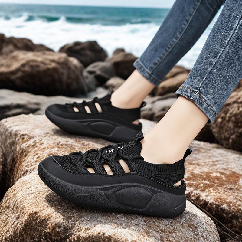 Women's Openwork Breathable Ov - Wedge Espadrille Women 评论和价格