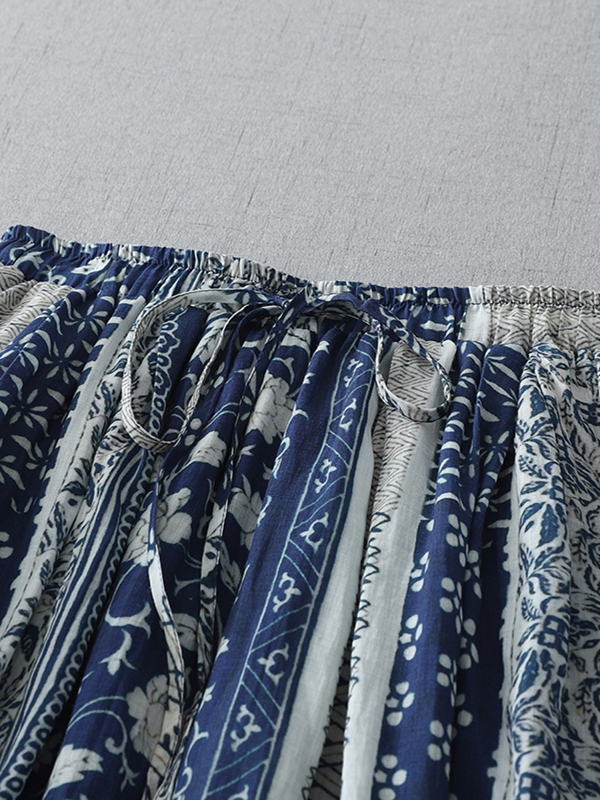 Retro Style Women's Midi Skirt - Midi Skirt Floral 评论和价格