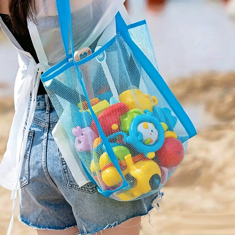 Multicolor Swimming Large Mesh - Tote Bag Beach 评论和价格